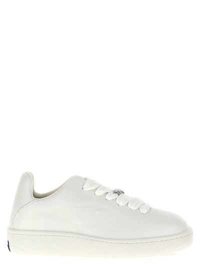 Burberry Box Sneakers In White