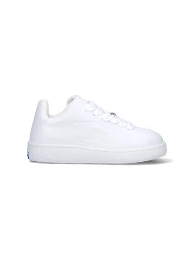 Burberry "box" Sneakers In White