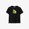 Burberry Crystal-embellished Cotton T-shirt In Black