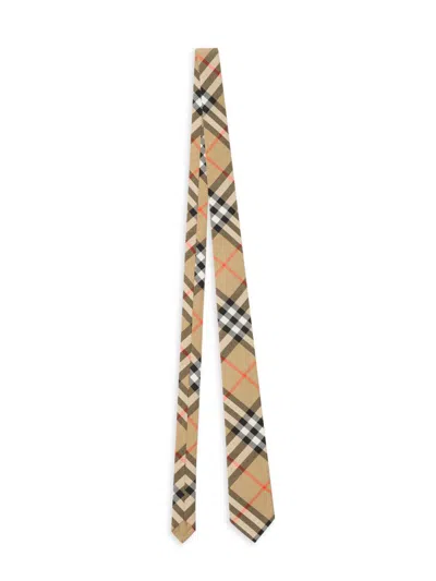 Burberry Boy's Cotton Check Tie In Multi