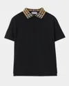 Burberry Polo Piquet In Black