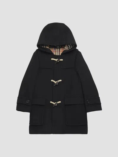 Burberry Boy's Little Boy's & Boy's Double-faced Wool Coat In Black