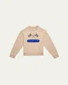 Burberry Boy's Mathew Check Flag Cotton Sweatshirt In Multi