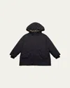 Burberry Boy's Rex 3-piece Padded Parka In Black