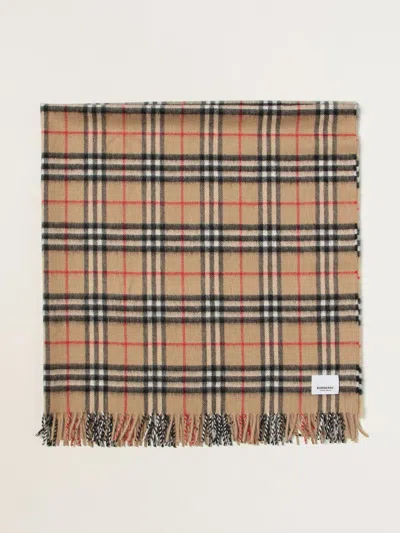 Burberry Scarf Boy  Kids Kids In Beige