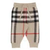 BURBERRY BURBERRY BOYS ARCHIVE BEIGE CHECK GERARD TRACK PANTS