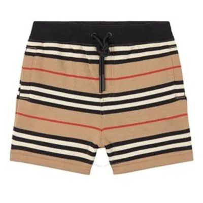 Burberry Boys Archive Beige Lance Icon Stripe Shorts