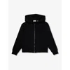 Burberry Boys Black Kids Clyde Brand-patch Cotton-jersey Hoody 3-14 Years