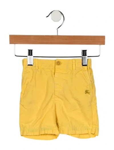 Pre-owned Burberry Babies' Boys' Casual Shorts In Yellow
