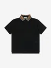Burberry Polo Piquet In Black