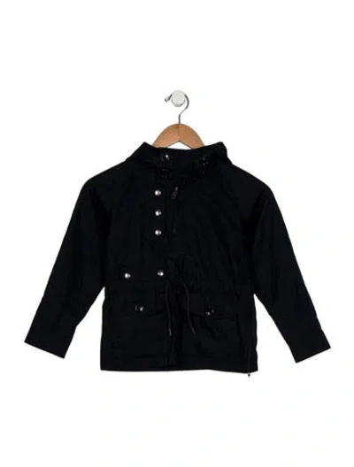 Pre-owned Burberry Babies' Boys' Cotton Pullover Jacket In Blue