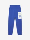 Burberry Boys Ekd Label Sidney Joggers In Blue
