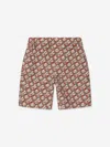 Burberry Beige Halford Thomas Bear Print Shorts In Beige