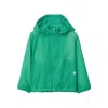 Burberry Childrens Nylon Jacket In Green