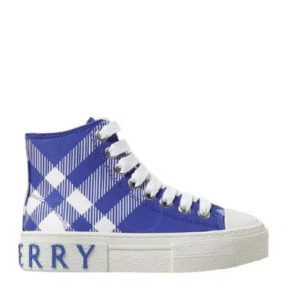 Burberry Boys Jack Check High Top Sneakers