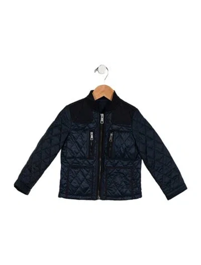 Pre-owned Burberry Babies' Boys' Jacket In Blue