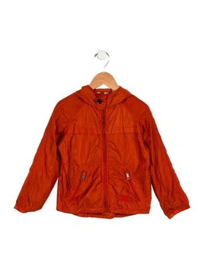 Pre-owned Burberry Babies' Boys' Jacket In Orange