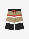 BURBERRY BOYS JAIMIE STRIPE SHORTS