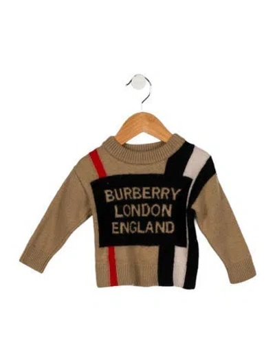 Pre-owned Burberry Babies' Boys' Knit Sweater In Neutral
