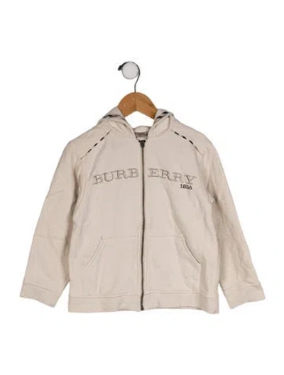 Pre-owned Burberry Babies' Boys' Logo Hoodie In Neutral