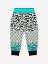 Burberry Boys Monogram Patterned Jersey Joggers 8 Yrs Multicoloured In Multicoloured