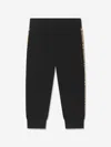 Burberry Logo-print Track Pants In Black