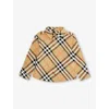 Burberry Boys Sand Ip Check Kids Owen Check-print Cotton Shirt 6 Months-2 Years In Sand Ip Check