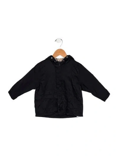 Pre-owned Burberry Babies' Boys' Solid Jacket In Blue