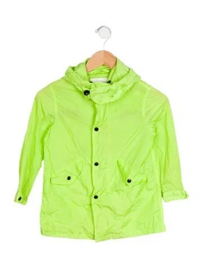 Pre-owned Burberry Babies' Boys' Solid Raincoat In Green