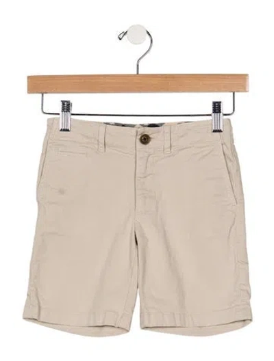 Pre-owned Burberry Babies' Boys Solid Shorts In Neutrals