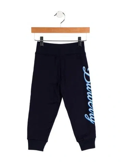 Pre-owned Burberry Babies' Boys' Solid Sweatpants W/tags In Blue