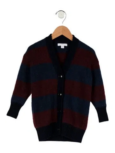 Pre-owned Burberry Babies' Boys' Striped Knit Cardigan