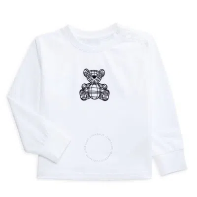 Burberry Kids' Boys Thomas Bear Long-sleeve T-shirt In White