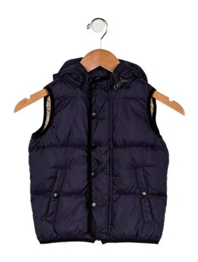 Pre-owned Burberry Babies' Boys' Vest In Blue