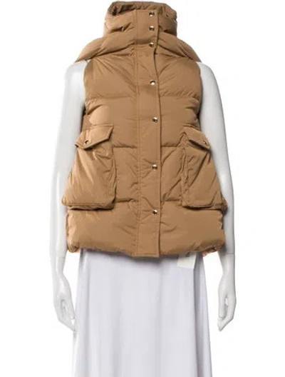 Pre-owned Burberry Babies' Boys' Vest Puffer Jacket In Brown