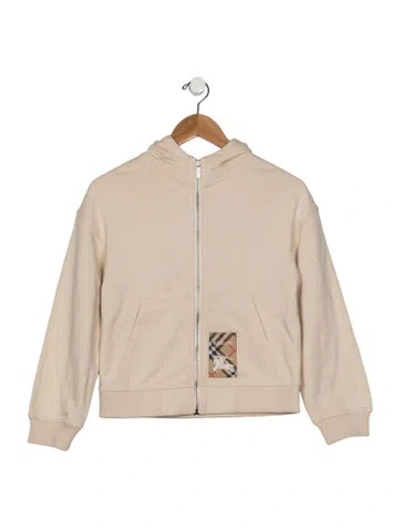 Pre-owned Burberry Kids' Boys Zip Jacket In Neutrals