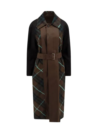 Burberry Bradford Trench In Green