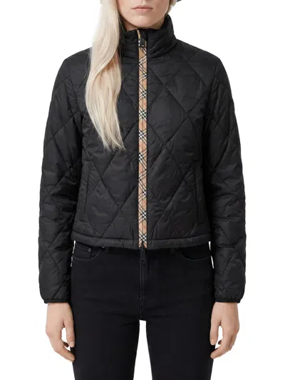 Burberry Bramford Quilted Nylon Jacket In Black