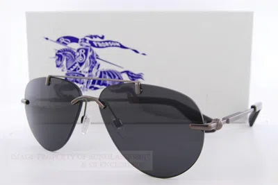 Pre-owned Burberry Brand  Sunglasses Be 3151 1316/87 Gunmetal/dark Gray For Men Women