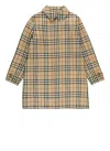 Burberry Boys Braxton Long Coat In Beige