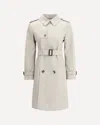 Burberry Mid-length Trench Coat In Cotton Blend