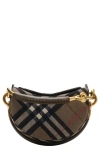 Burberry Bridle Check Clutch In Brown