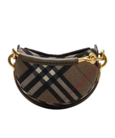 BURBERRY BURBERRY BRIDLE CHECKED CLUTCH BAG