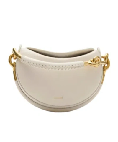 Burberry Bridle Clutch In White