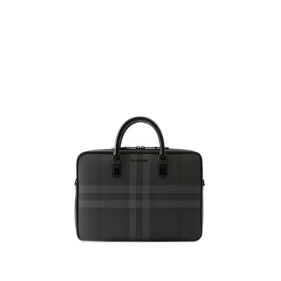 Burberry Briefcases In Charcoal