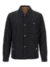 Burberry Embroidered Polyester Reversible Jacket In Multi