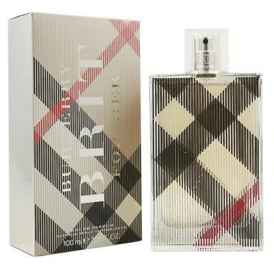 Burberry Brit /  Edp Spray 3.3 oz (100 Ml) (w) In Green / White