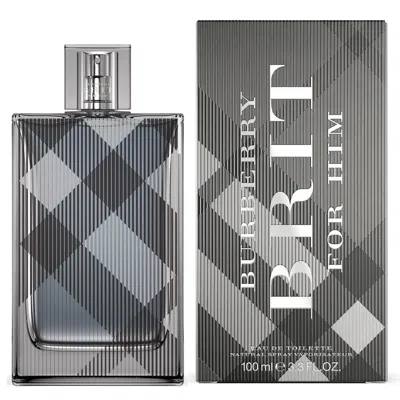 Burberry Brit /  Edt Spray 3.3 oz (m) In Green / Grey