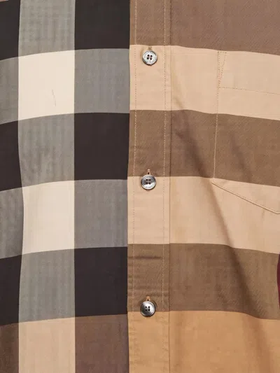 Pre-owned Burberry Brit Checked Shirt In Neutrals