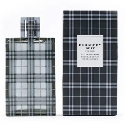 Burberry Brit Eau De Toilette Spray For Men - 3.3 oz In Black